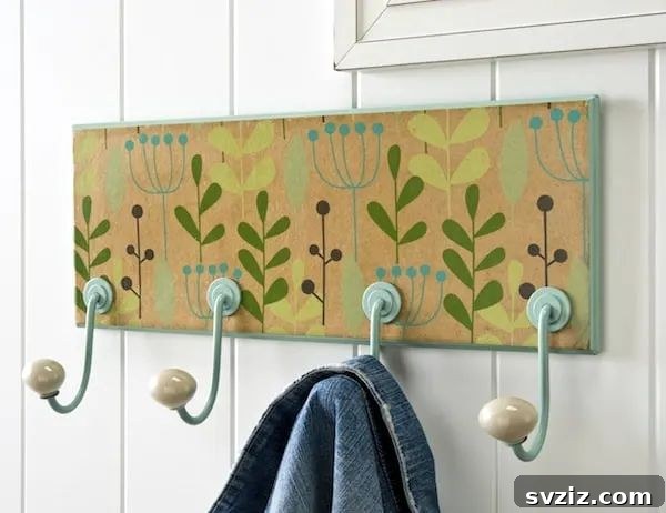 Floral Coat Rack