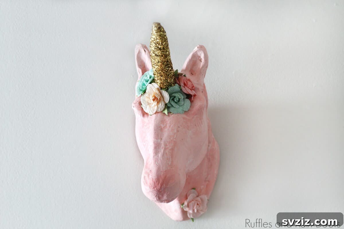 Unicorn Head Decor