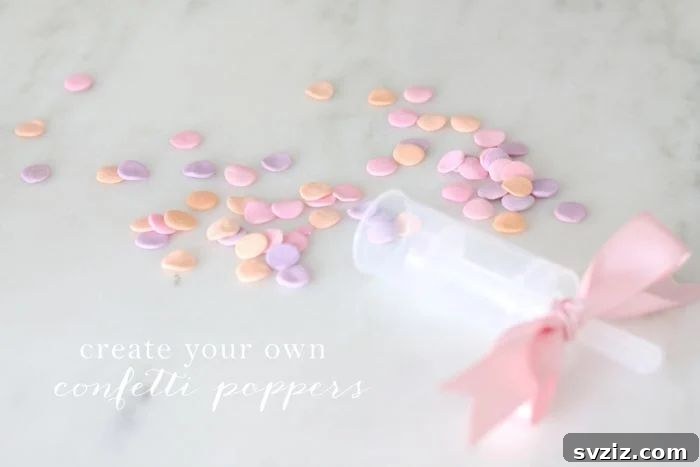 Effortless Elegance: 51 DIY Party Decor Ideas 20 Easy DIY Confetti Poppers for Celebrations