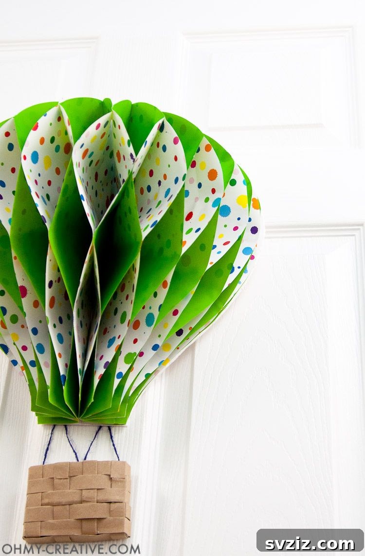 Effortless Elegance: 51 DIY Party Decor Ideas 42 Whimsical DIY Hot Air Balloon Decorations