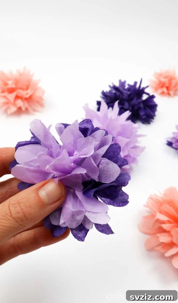 Effortless Elegance: 51 DIY Party Decor Ideas 9 Vibrant DIY Tissue Paper Flowers