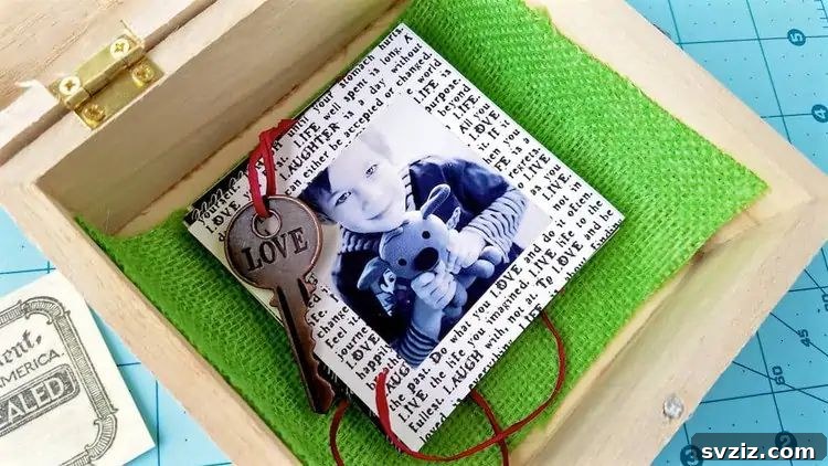 51 Heartfelt DIY Gifts for Their New Beginning 15 Handmade Memory Box filled with keepsakes