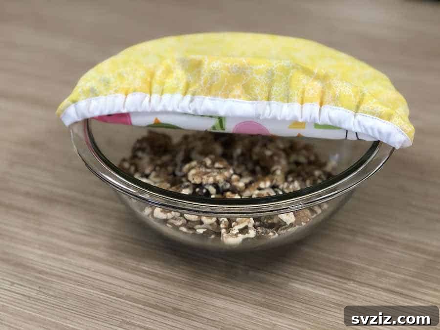 51 Heartfelt DIY Gifts for Their New Beginning 31 Handmade Reusable Bowl Covers in various patterns