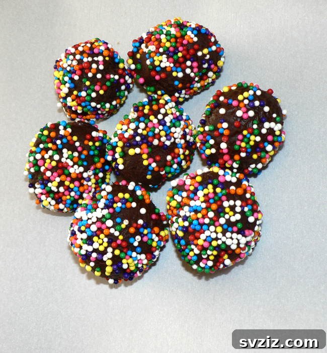 51 Heartfelt DIY Gifts for Their New Beginning 38 Gourmet Chocolate Truffles with sprinkles