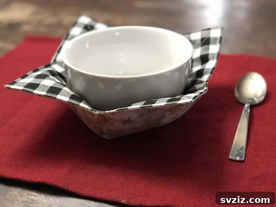 51 Heartfelt DIY Gifts for Their New Beginning 53 Handmade Microwave Bowl Cozy to prevent burns