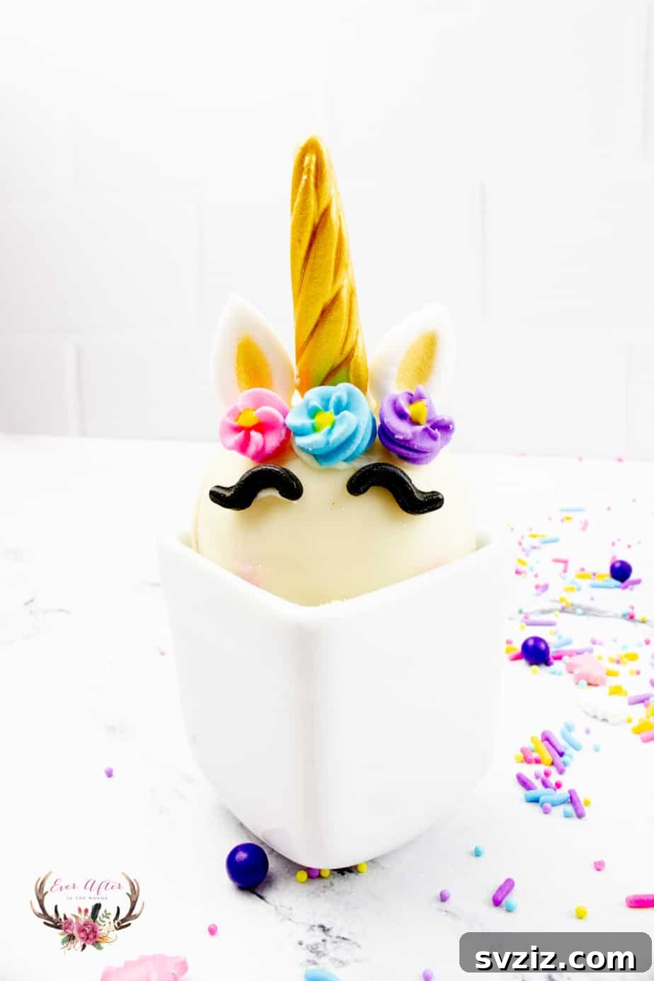 Unicorn Hot Cocoa Bombs