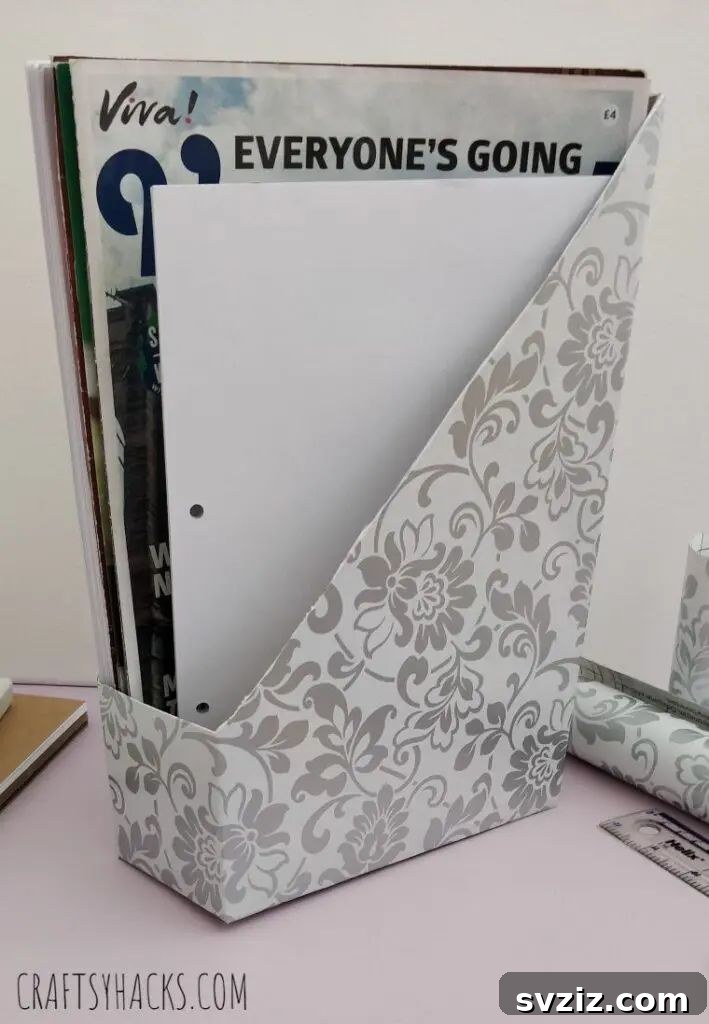 Unlock Your Productivity: Clever DIY Desk Organization 17 Magazine Organizers