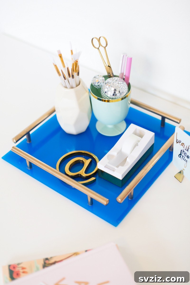 Unlock Your Productivity: Clever DIY Desk Organization 39 Acrylic Tray
