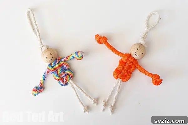 21 Macrame Projects: A Beginner's DIY Guide 15 Macrame Dolls using paracords
