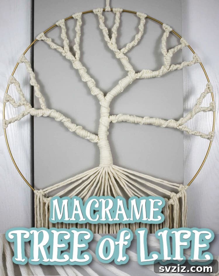 21 Macrame Projects: A Beginner's DIY Guide 23 Macrame Tree of Life wall decor