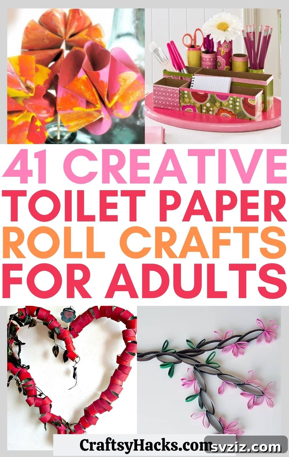 adult paper roll crafts