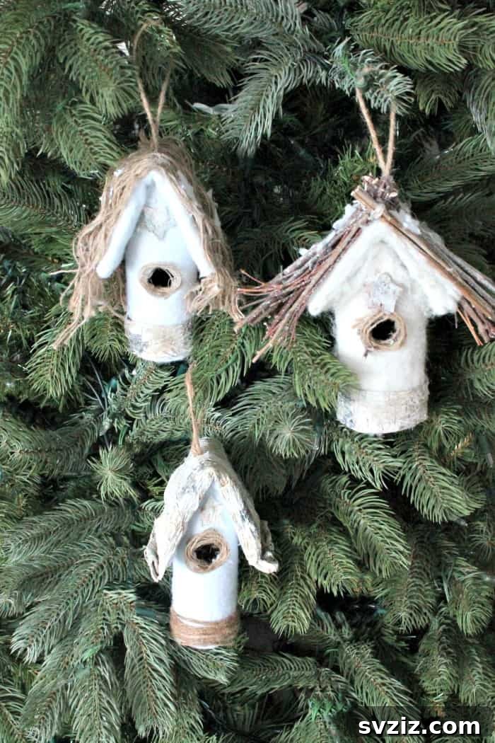 Birdhouse Ornaments