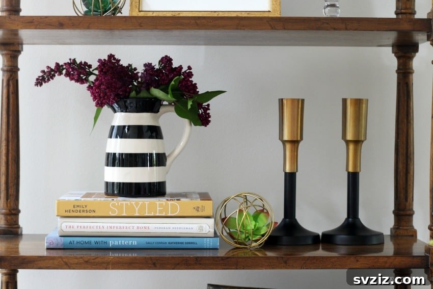 DIY Succulent in a Golden Orb, modern dollar store decor for shelves