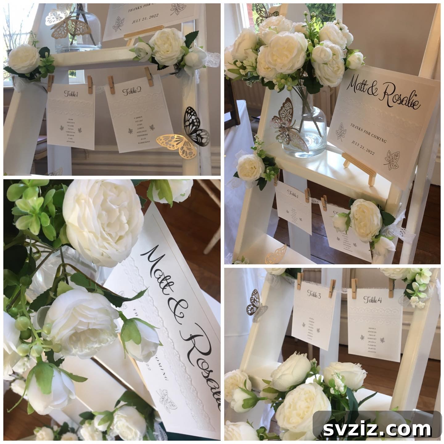 Unique Wedding Seating Chart Concepts 17 Metal Butterfly