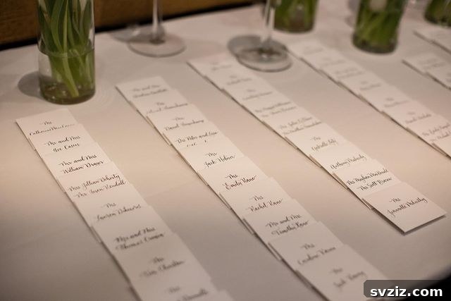 Unique Wedding Seating Chart Concepts 19 Calligraphy Place Cards