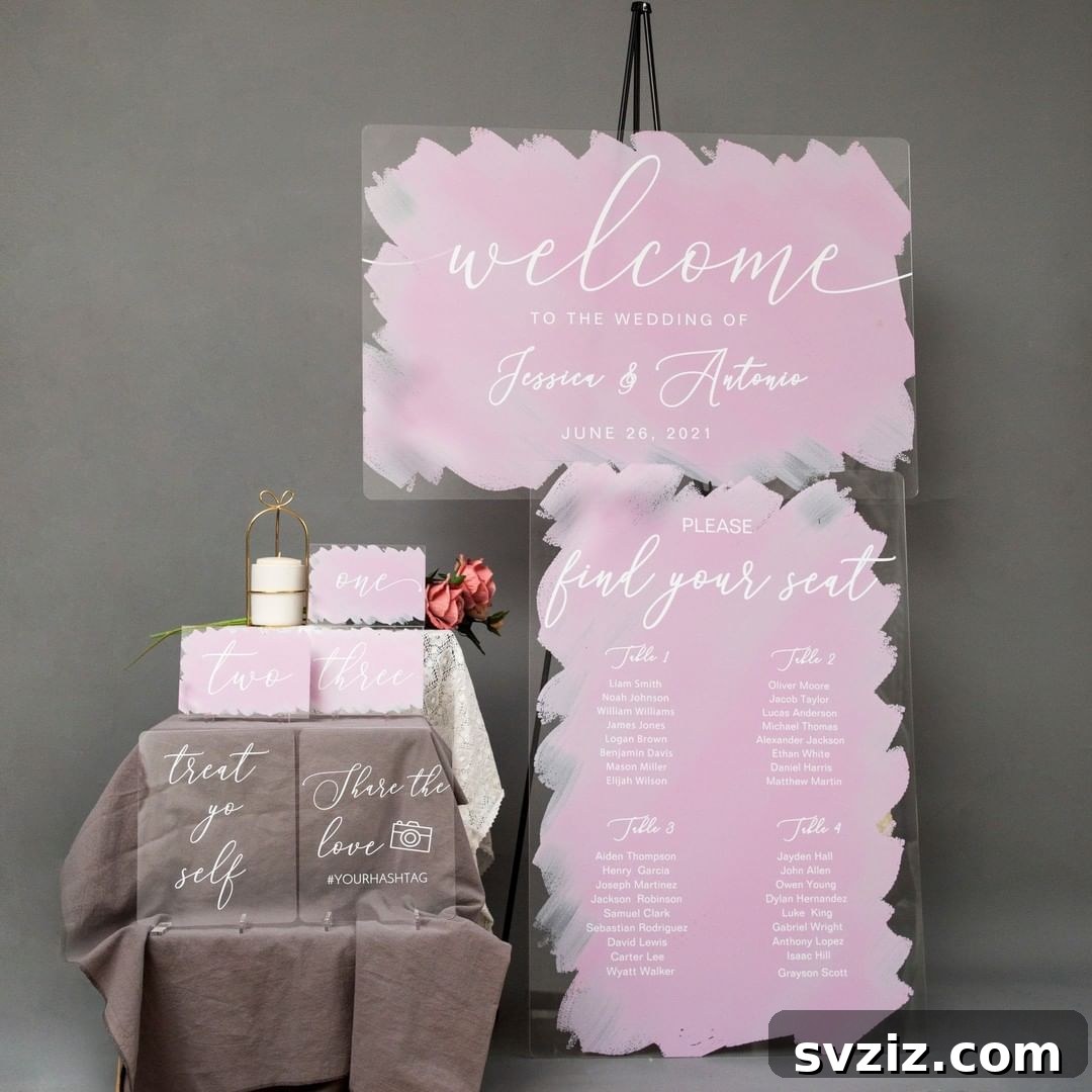 Unique Wedding Seating Chart Concepts 23 Glass Pane