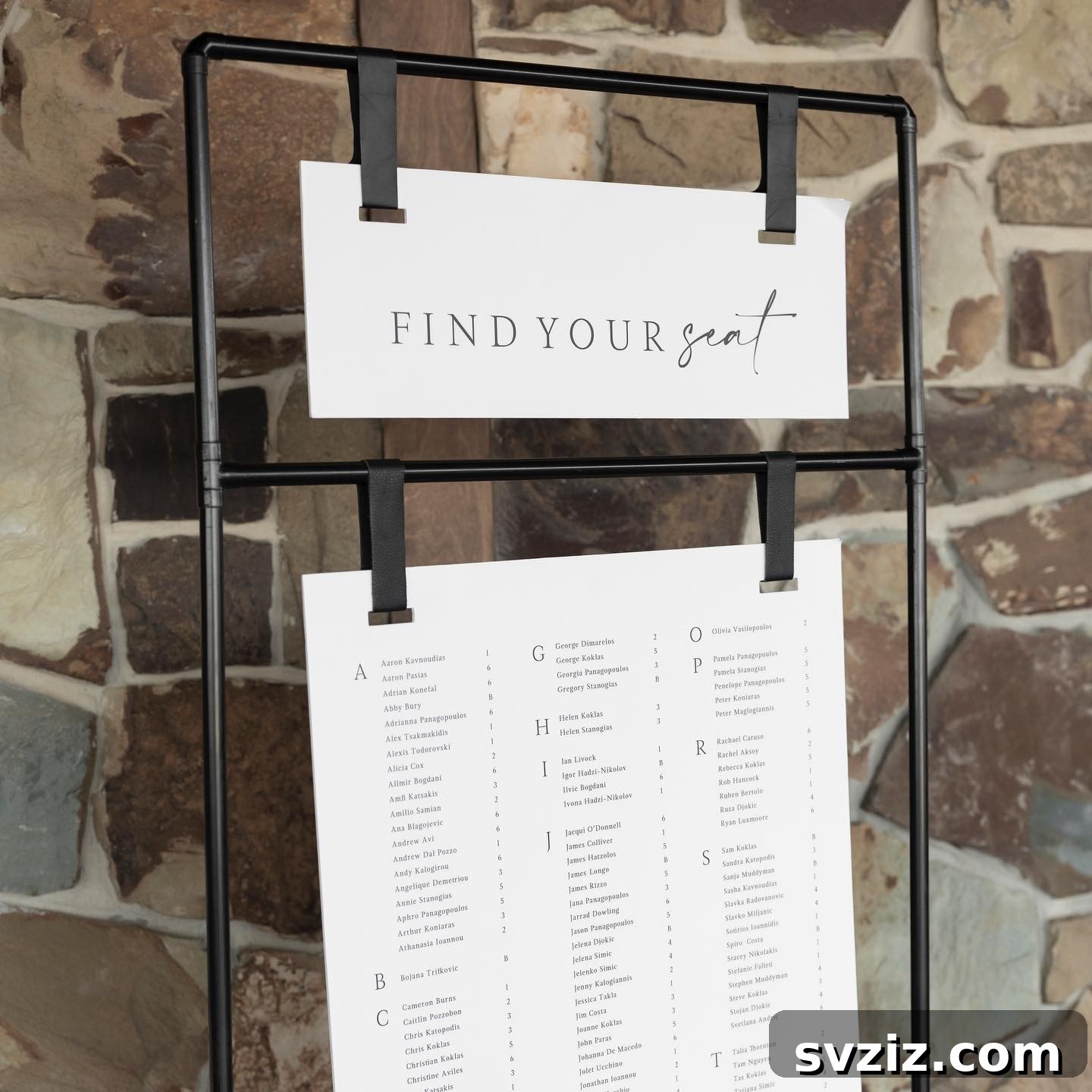 Unique Wedding Seating Chart Concepts 24 Mid-Century Urban Seating Chart