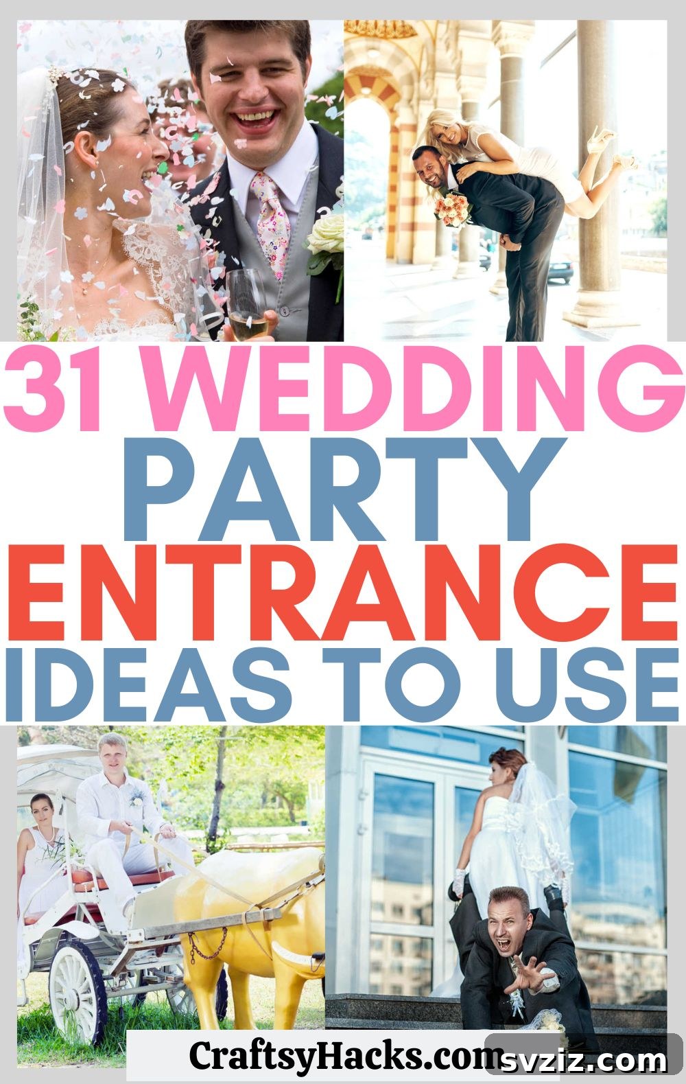 wedding party entrance ideas