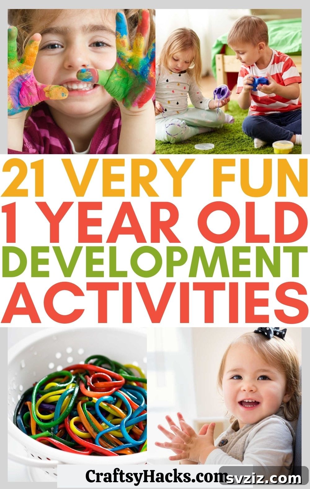 Toddler playing with colorful blocks, focusing on developmental activities for 1-year-olds.