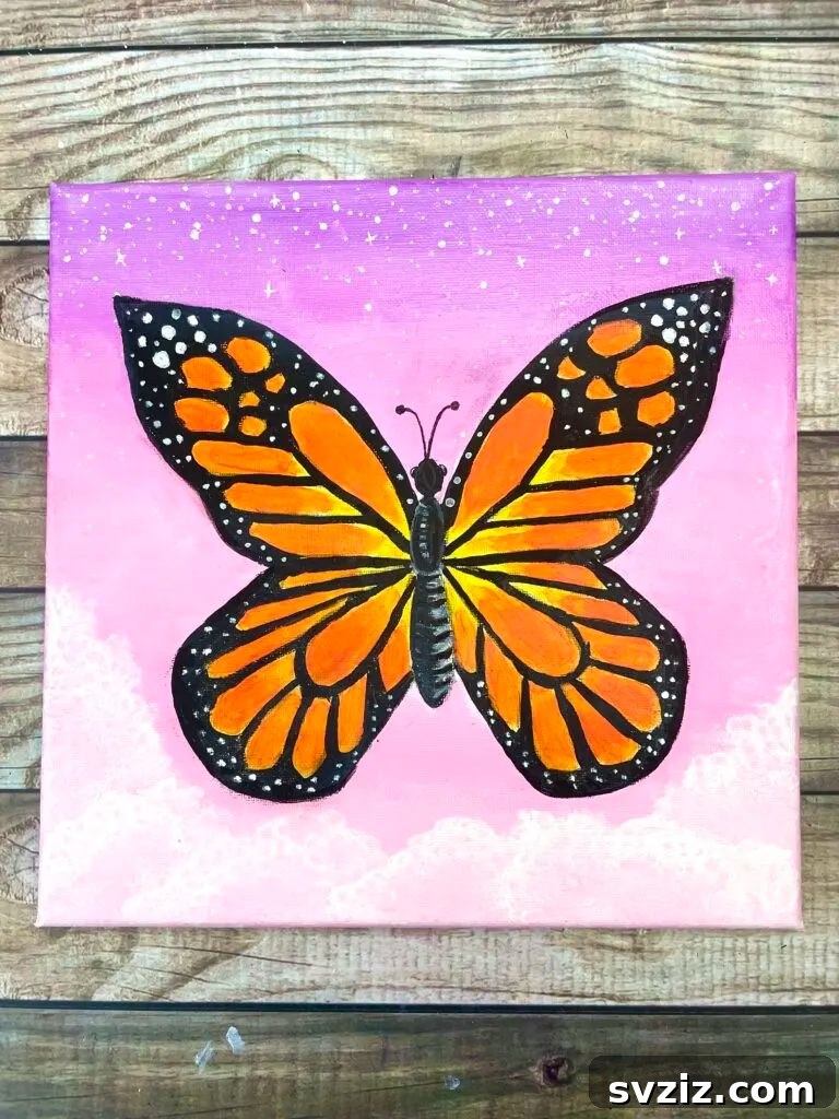61 Charming & Simple Paintings for Aspiring Artists 34 How to draw and paint a Butterfly, a simple and elegant art guide