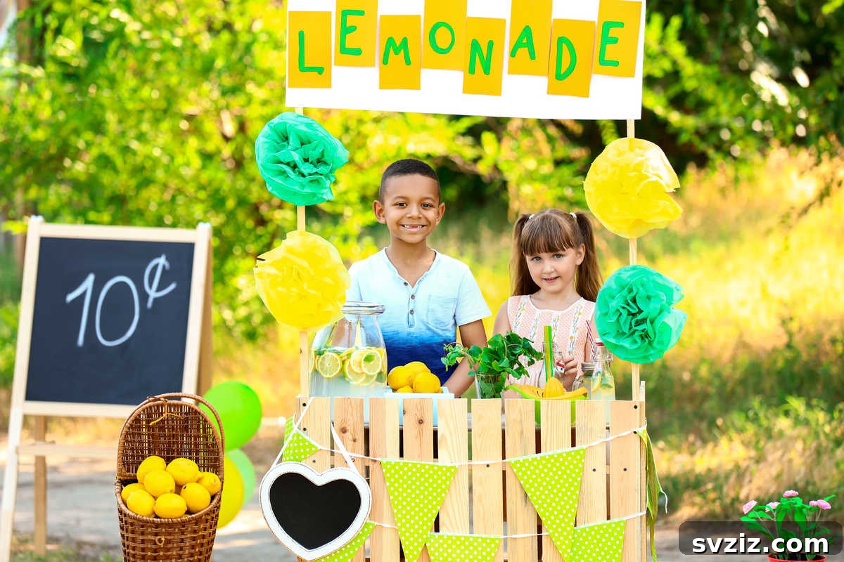 Set up a Lemonade Stand
