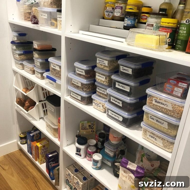 20 Genius Ways to Tame Your Pantry Clutter 20 Plastic Food Containers for Pantry Storage