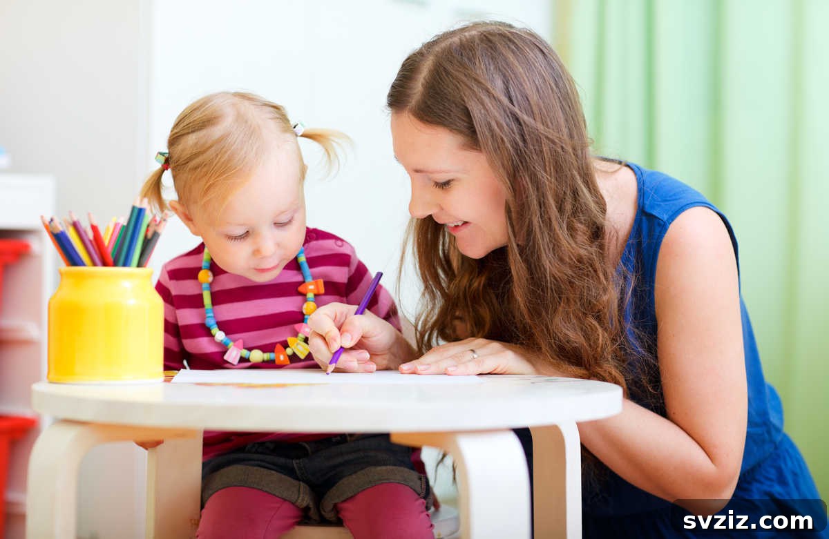 21 Whimsical Indoor Games for Toddler Birthday Bashes 8 Toddlers enjoying color time with crayons and paper.