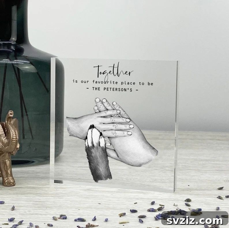 Celebrate Two Decades 27 Unique Wedding Anniversary Gifts 18 Acrylic Illustration Block