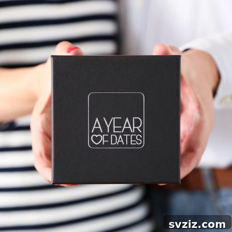 Celebrate Two Decades 27 Unique Wedding Anniversary Gifts 26 Box of Date Night Cards