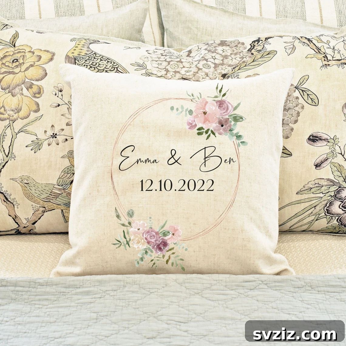 31 Quick Wedding Gifts Newlyweds Will Cherish 14 Wedding Cushion