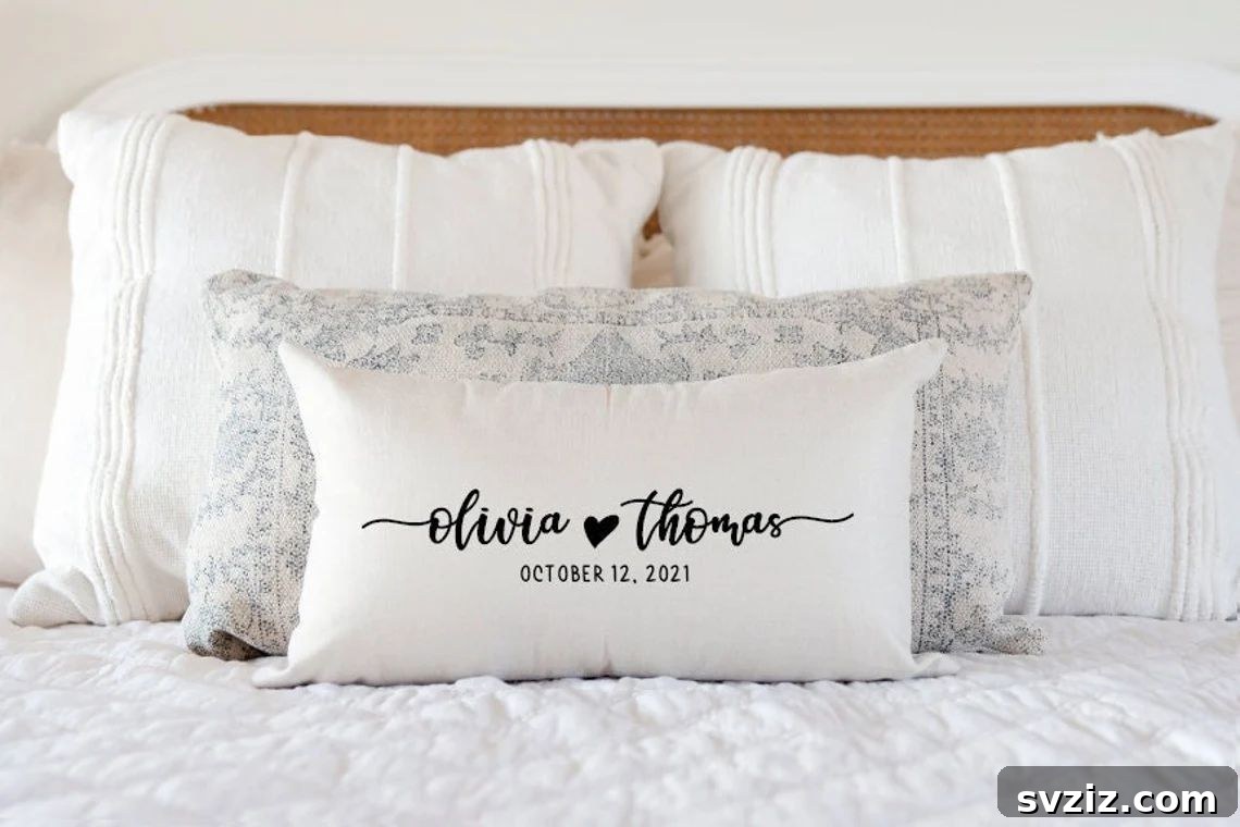 31 Quick Wedding Gifts Newlyweds Will Cherish 32 Pillowcase