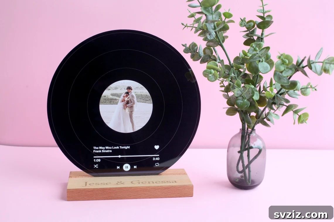 31 Quick Wedding Gifts Newlyweds Will Cherish 10 Personalised Record Display