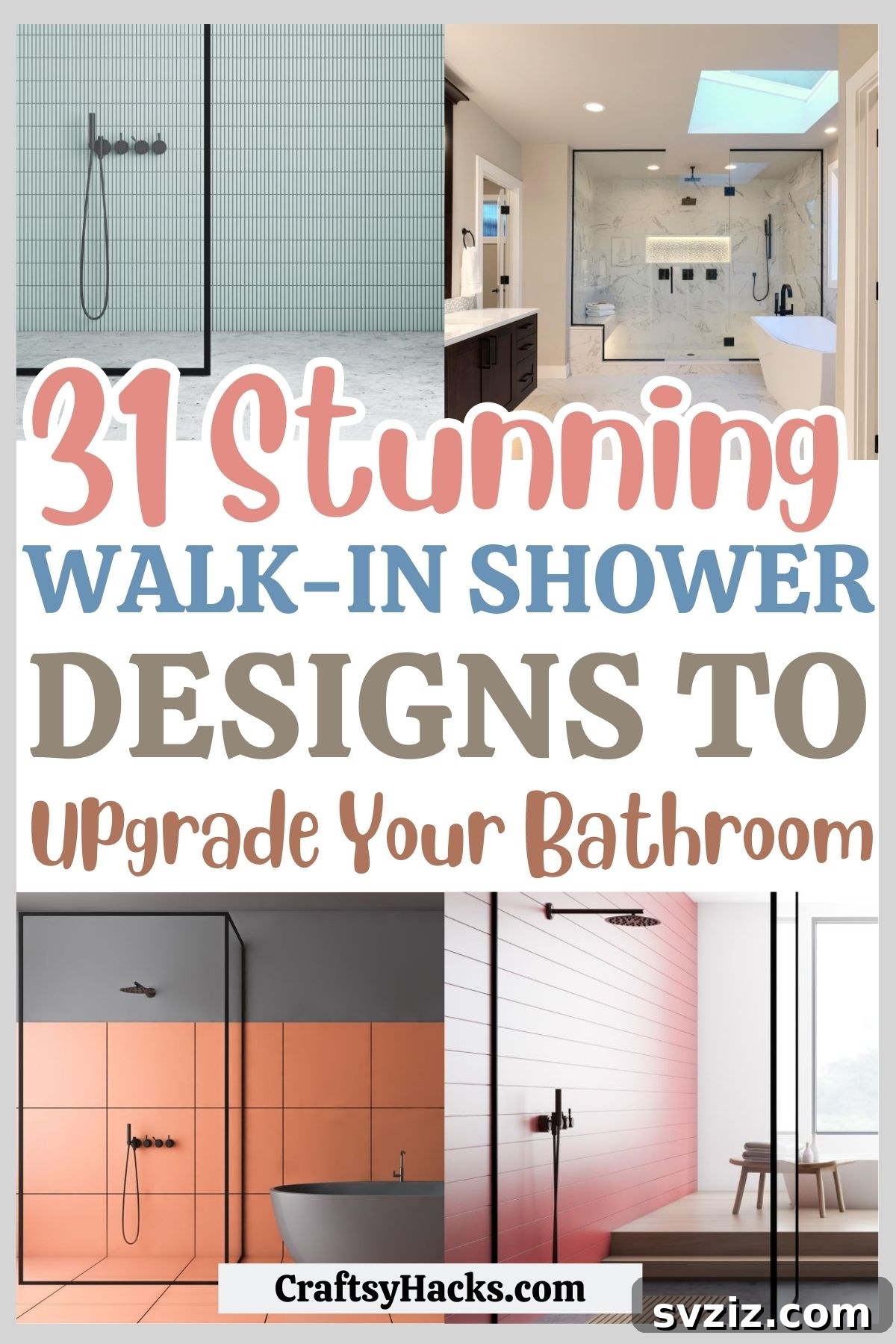 Walk-in shower ideas for a luxurious bathroom renovation