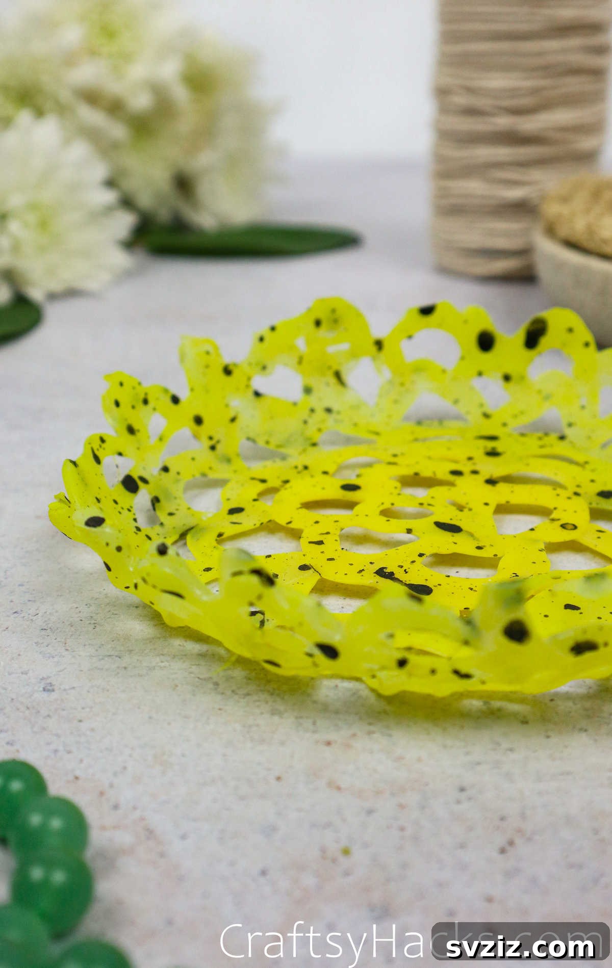 DIY Hot Glue Storage Bowl Craft
