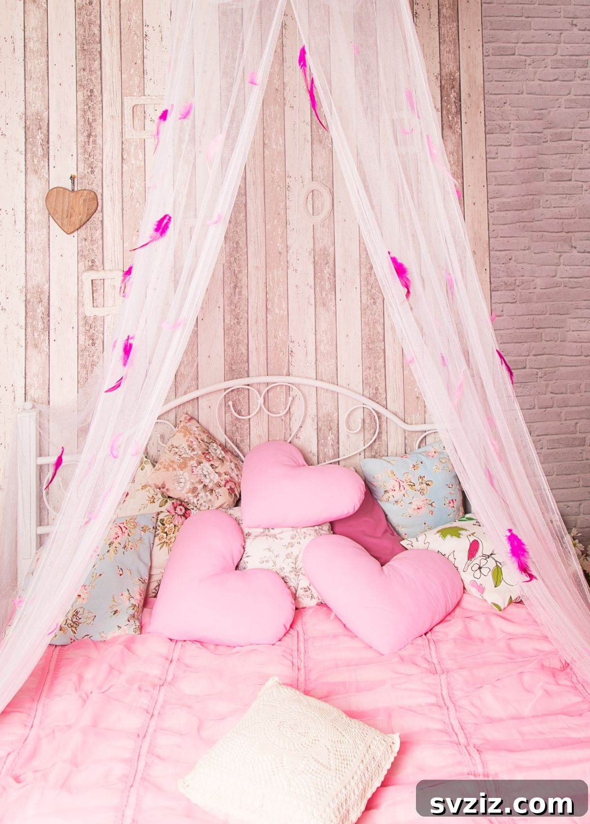 A whimsical bed canopy draping over a dorm bed, creating a private, cozy, and fairytale-like sleeping area.