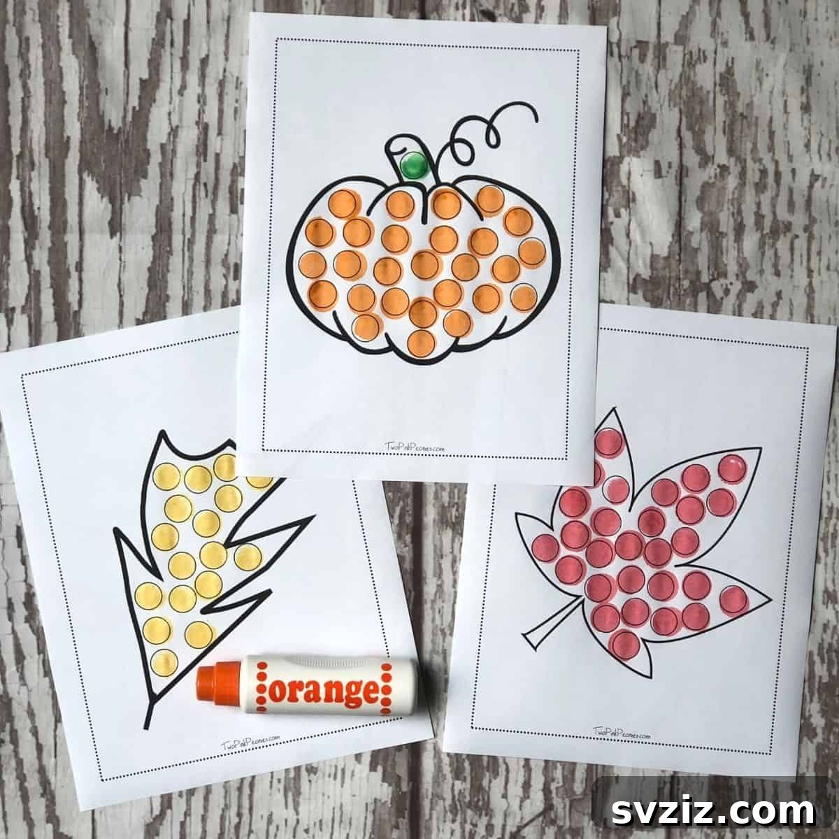 Fall Dot Marker Printables