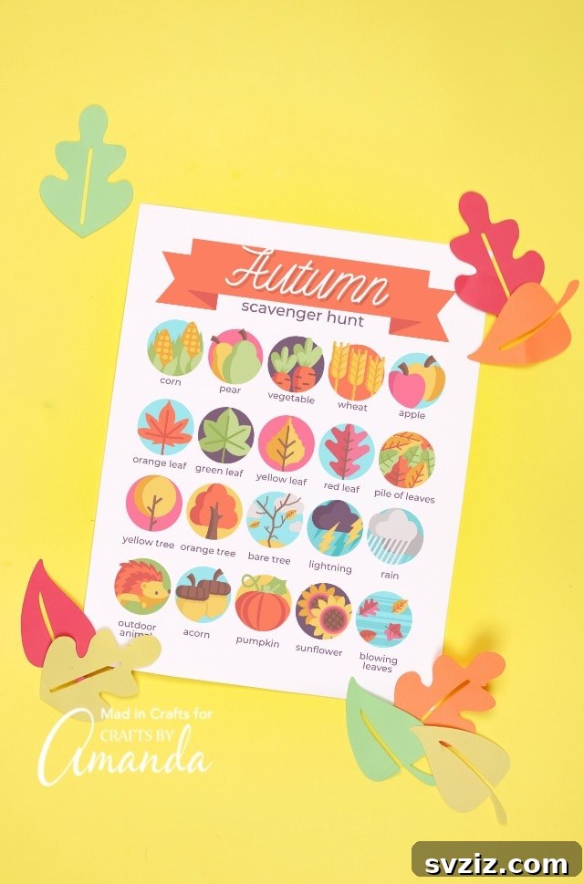 Fall Scavenger Hunt