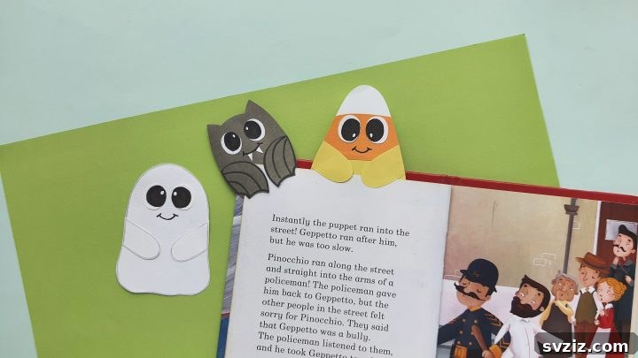 Halloween Corner Bookmarks