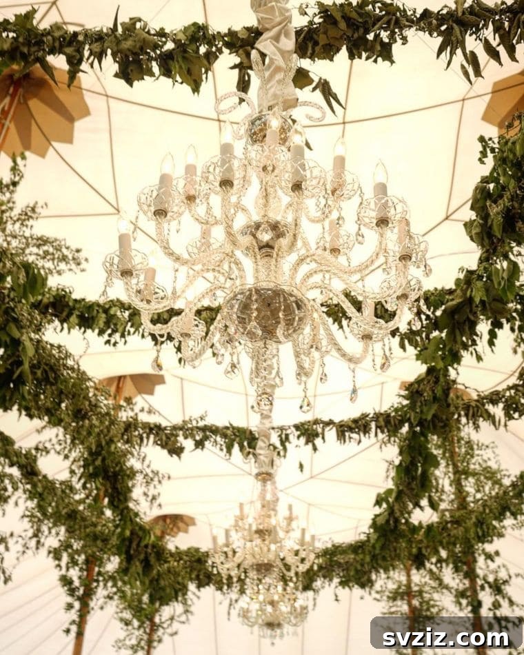 Elegant Crystal Chandeliers for a Luxurious Wedding