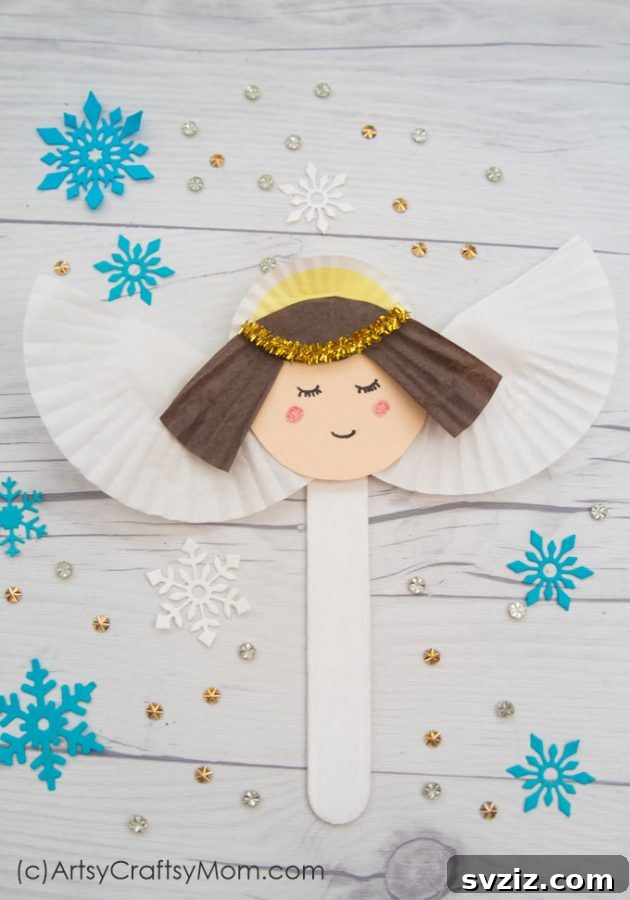 Simple Faith Crafts for Little Ones 12 Popsicle Stick Angel