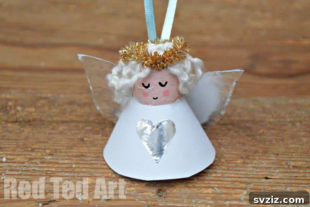 Simple Faith Crafts for Little Ones 15 Cork Angel