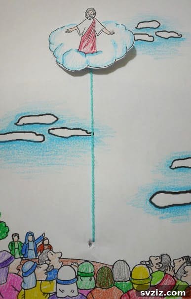 Simple Faith Crafts for Little Ones 20 Ascension of Jesus