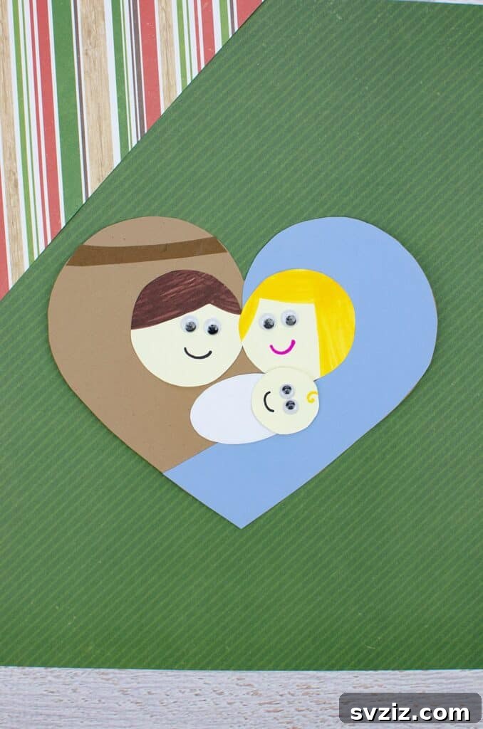 Simple Faith Crafts for Little Ones 3 Nativity Craft