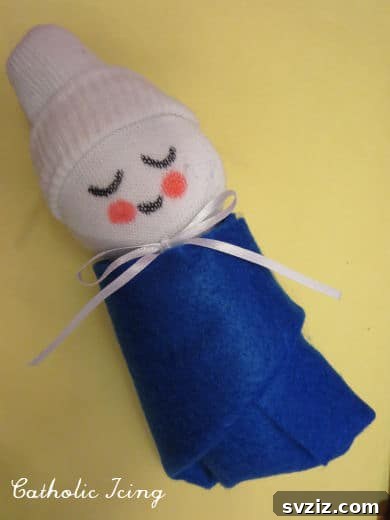 Simple Faith Crafts for Little Ones 28 Sock Baby