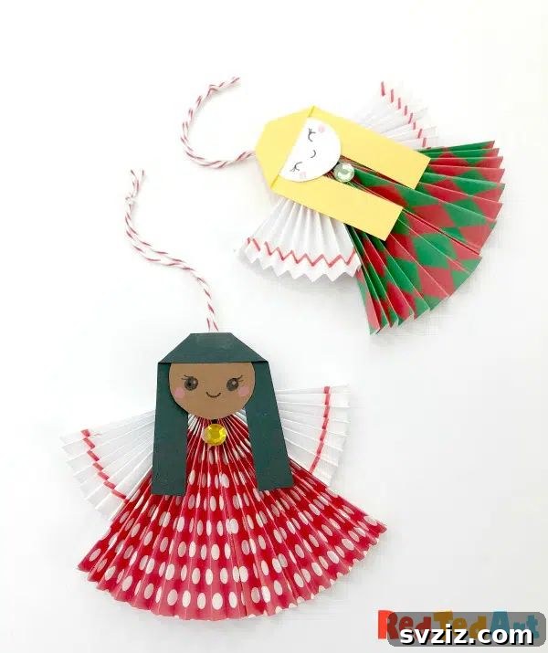 Simple Faith Crafts for Little Ones 29 Paper Angel Ornament