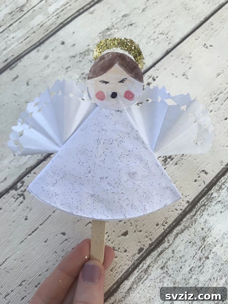Simple Faith Crafts for Little Ones 30 Snowflake Angel