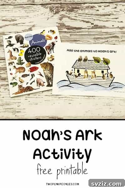 Simple Faith Crafts for Little Ones 34 Noah’s Ark