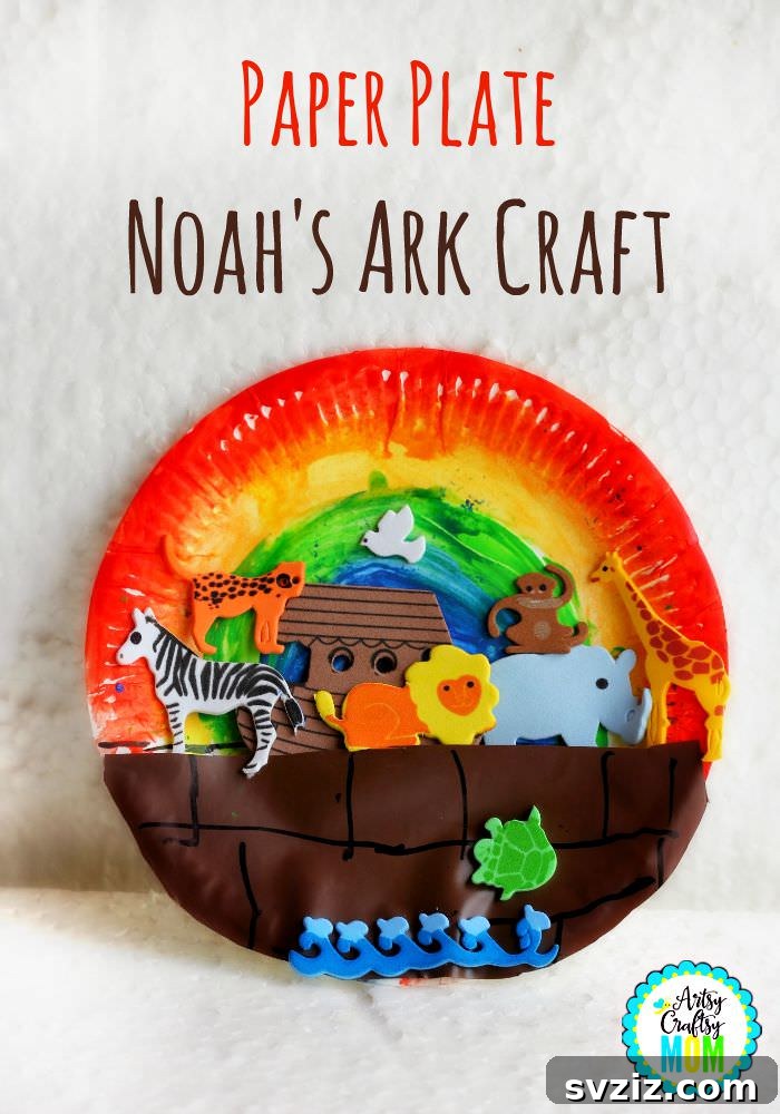 Simple Faith Crafts for Little Ones 36 Paper Plate Noah’s Ark