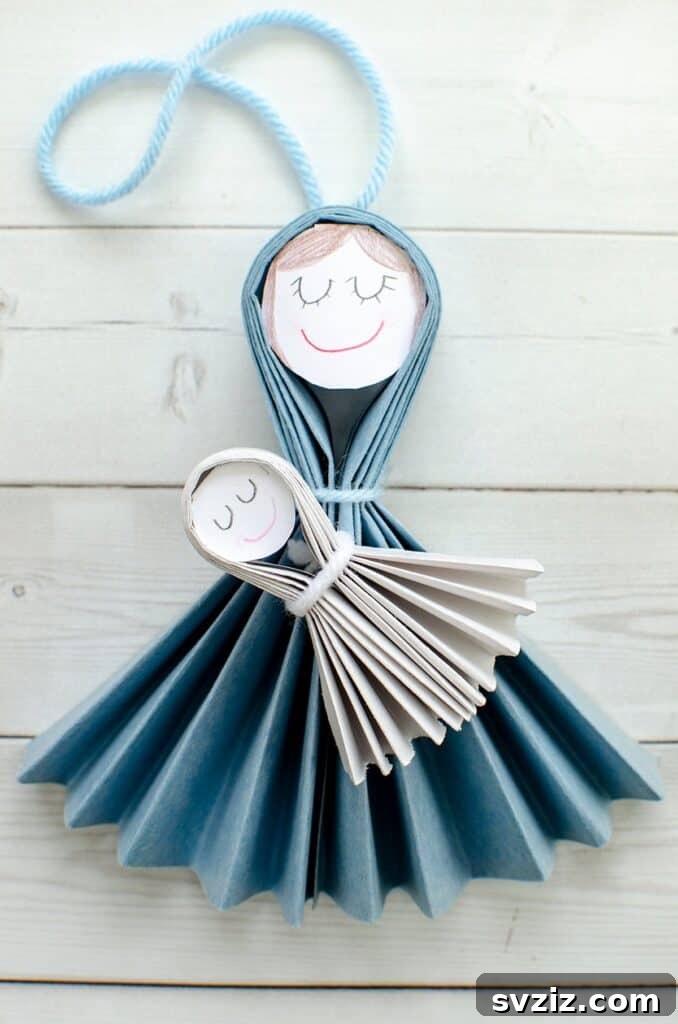 Simple Faith Crafts for Little Ones 6 Mary and Baby Jesus Christmas Ornament