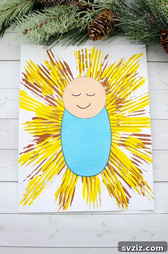 Simple Faith Crafts for Little Ones 10 Baby Jesus Christmas Craft